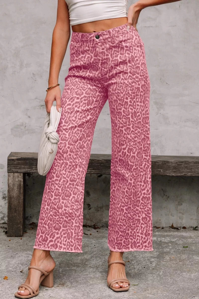 Young American Leopard Denim - Brick + Boho
