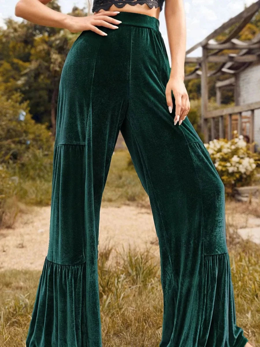 Zion Sunset Wide Palazzo - Brick + Boho