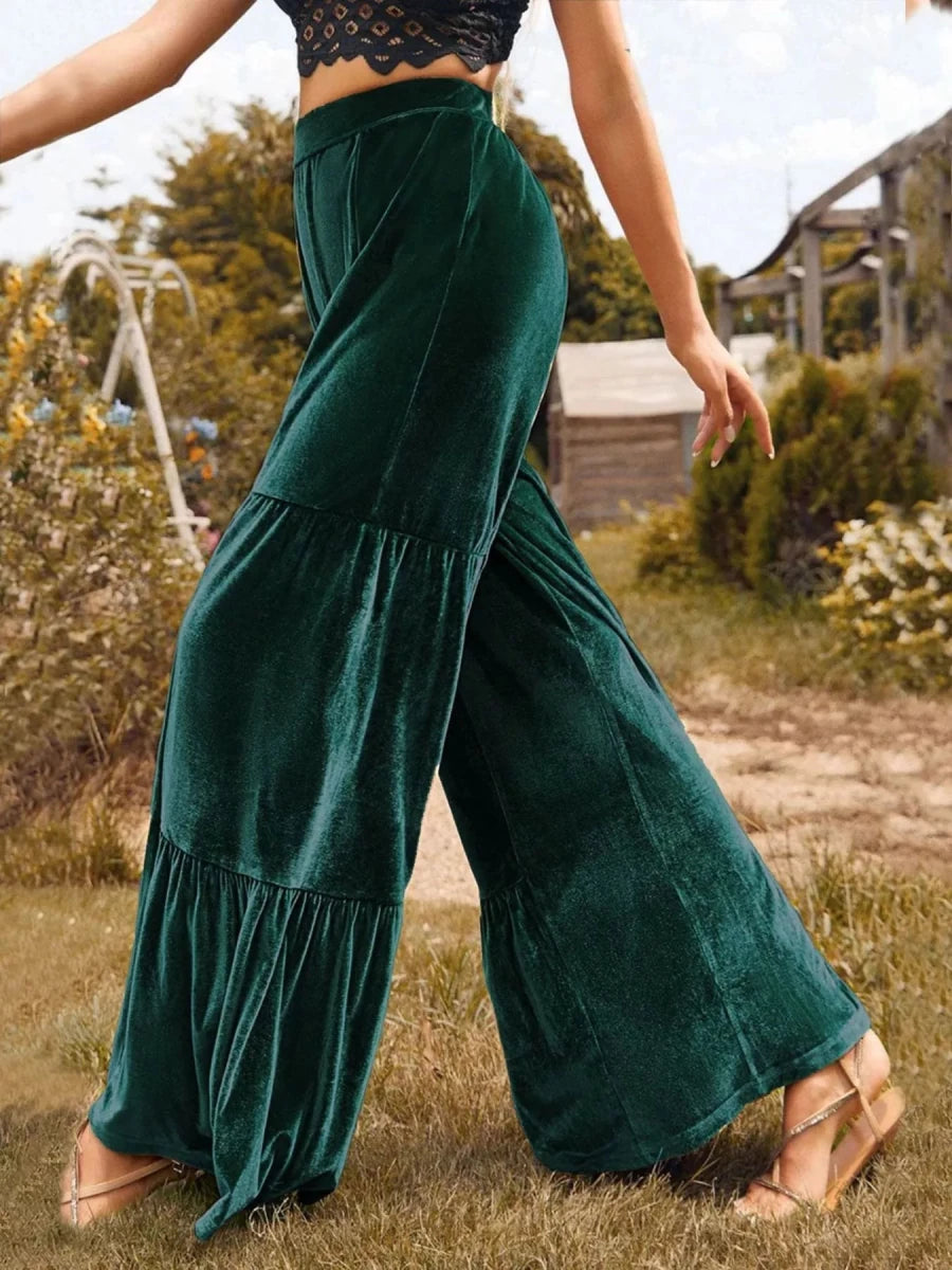 Zion Sunset Wide Palazzo - Brick + Boho