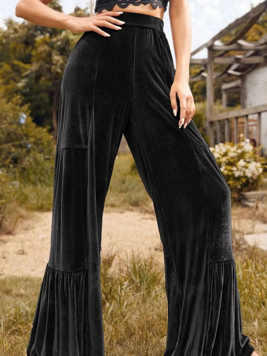 Zion Sunset Wide Palazzo - Brick + Boho